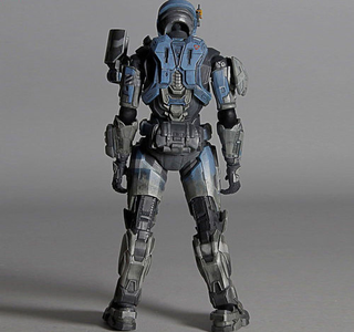 Illustration for article titled Get Up Close With Halo: Reach's Fancy Action figures